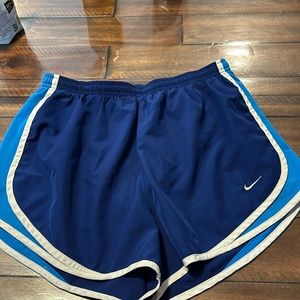 Blue Nike dri-fit shorts